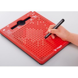 Hape Magnetic Drafting Board Takeaway Red Small 175 x 215 x 12mm 3 Years +