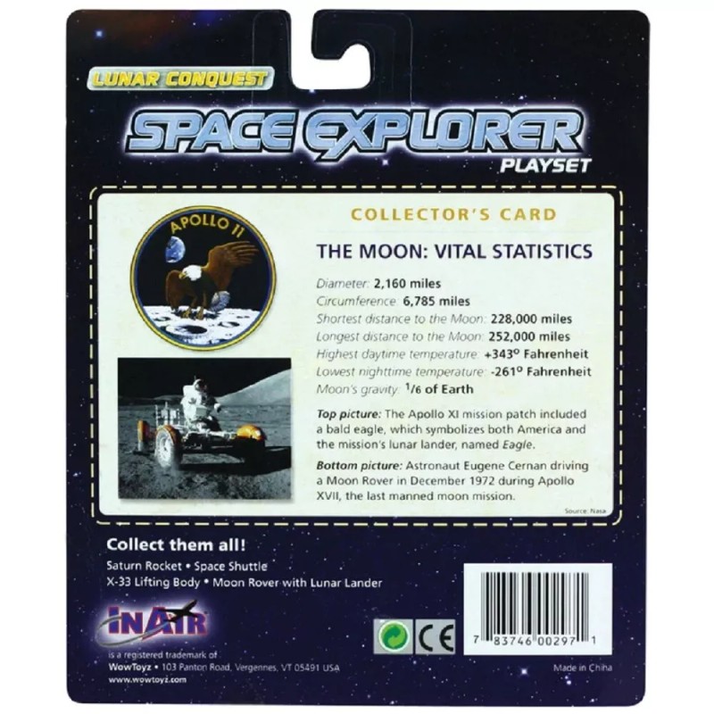 InAir Space Explorer - Lunar Lander with Moon Rover Playset