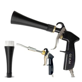 GZ-KJM High Pressure Car Interior Spraying Washing Gun with 2 Set Nozzle Sprayer Connector Air Pulse Car Washing Equipment Tool (Upgrade-Dust blow gun)