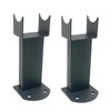 Greened House Oval Tube Radiator Feet Freestanding Pair Floor Standing