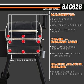 BAC626 Insulated, Magnetic Thermal BBQ Blanket Cover for Traeger Pro 22 | Traeger Pro 575 Series