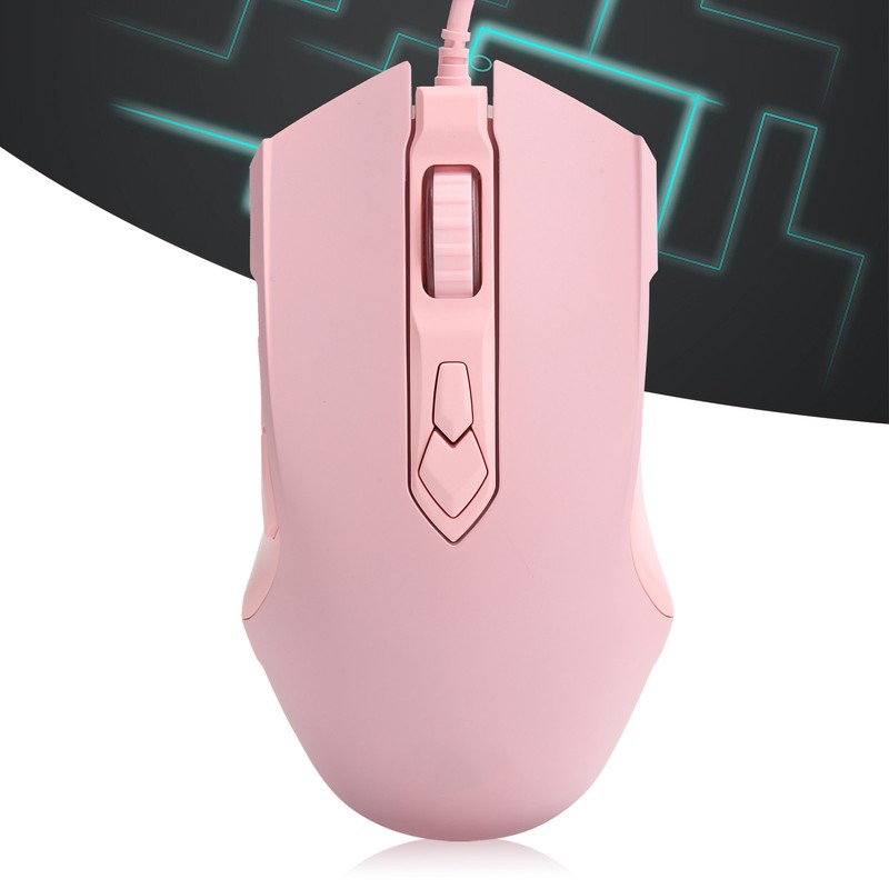 AJAZZ Wired Mouse 7 Keys 7‑Speed DPI Adjustable RGB Streamer