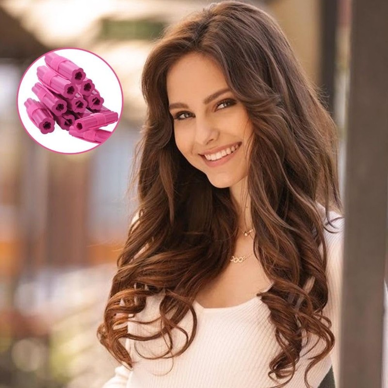 6pcs Foam Hair Roller Reusable Soft Sponge Roller for Long
