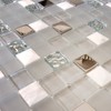 Simple Tile - 5 Sheets Glass and Stone Mosaic Tile