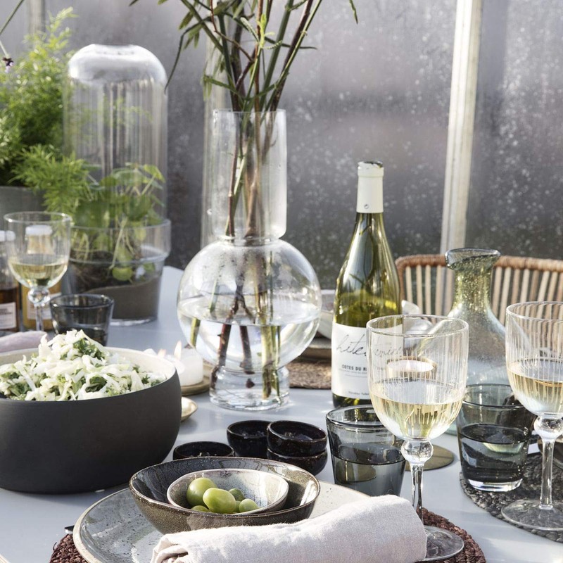 House Doctor 206260321 Bowl Steel Grey