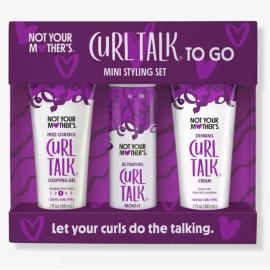 Not Your Mothers Curl Talk 3 Piece Mini Styling Set with Mousse Cream & Gel