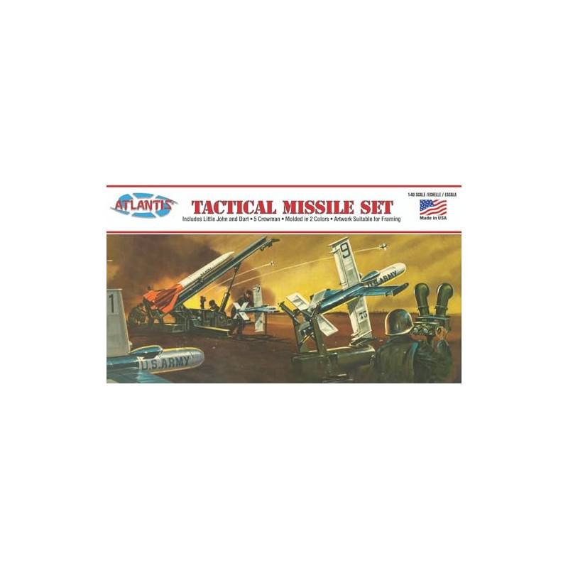 Atlantis Model ATLAMCH1812 1/40 US Army Tactical Missile Set Plastic