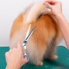 Dog Grooming Scissors Set with Safety Round Tip, Curved Pet