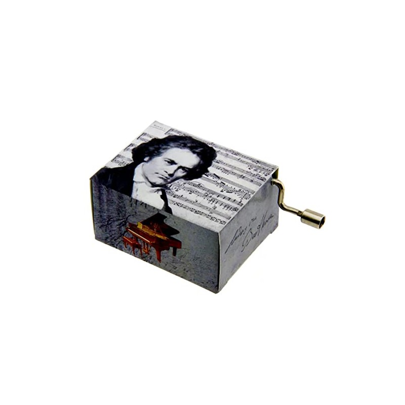 Fridolin 58161 "Beethoven Song of Joy/Portrait with Notes Music Box