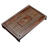 Tea Tray, Chinese Gongfu Tea Table Set with Water Storage Drainage Drawer Type Wooden Tea Set Tray for Home Office