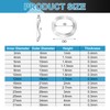 sourcing map Wave Spring Washer, 20Pcs 12mm x 18mm x