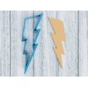 Generic Lightning Bolt Cookie Cutter - Rainstorm Storm Weather (1055)