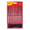 Amtech E1750 10 Piece 140mm (5.5") Steel Needle File Set