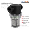 SEAFLO 1/2" Female NPT in-Line Strainer with 100 Mesh Stainless