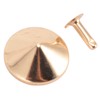 100 Sets Mushroom Rivets Stud 22mm DIY Iron Cone Spikes