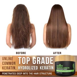 Combo Pack-2pcs Herbishh for Gray Hair Color Shampoo + 1pc Argan Intense Hair Mask- Natural Dye Shampoo – Colors in Minutes – Long-lasting color– 500 