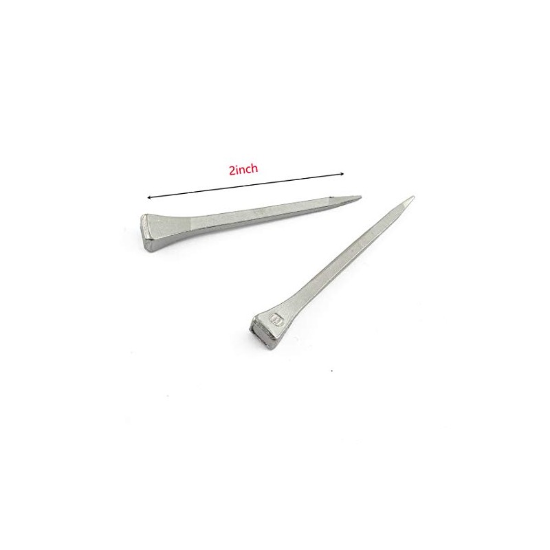 DZS Elec 25pcs E5 Horseshoe Nail 2.1 Inch Copper Plating