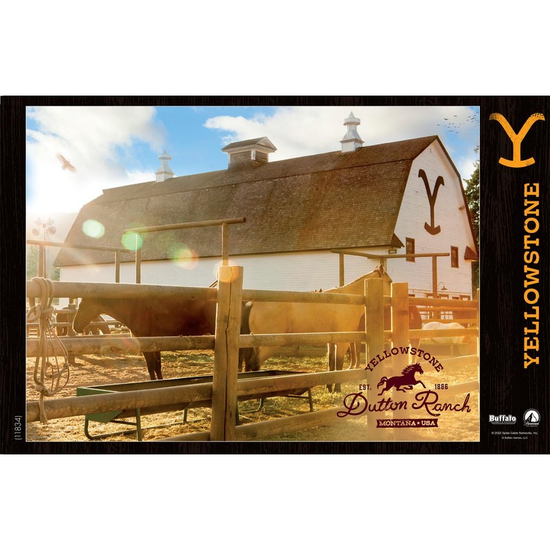 Buffalo Games - Yellowstone - Dutton Ranch - 1000 Piece