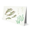 Dolphin Stencil - 12.5 x 15cm (M) - Reusable Sea
