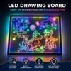 KEAMIMU LED Note Board, 14.2"x11", Acrylic Magnetic Whiteboard