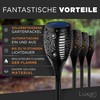 Luxari Garden Torch Solar - 4 x Realistic Solar Torches