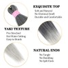MEZIRU 3Pcs/Packs Ombre Braiding Hair Pre Stretched 20 Inch Yaki