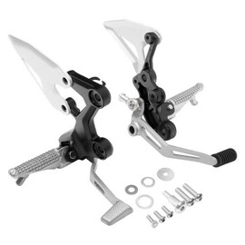 TCMT Driver Footpegs Pegs Bracket Fit For Kawasaki Ninja 400 2018-2024 Z400 2019-2043 Ninja 500 Z500 2024