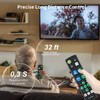 Alkia Universal Big Button TV Remote Control with Glow-in-the-Dark Keys