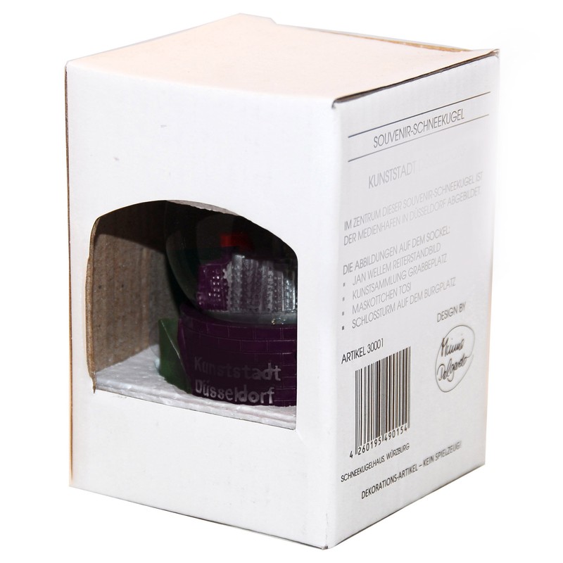 Souvenir Snow Globe Mountain Country Castle Castle 65 mm Diameter