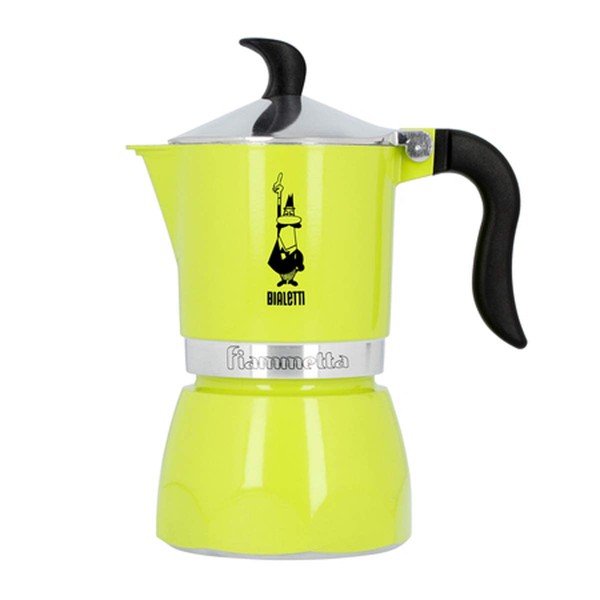 Bialetti CD Cafetière Fiammetta 3tz Lime, Aluminium