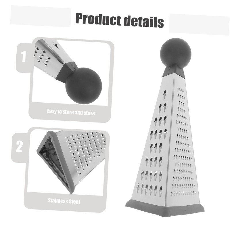 ULTECHNOVO Stainless Steel Cheese Grater Sided Multi Functional Grater for