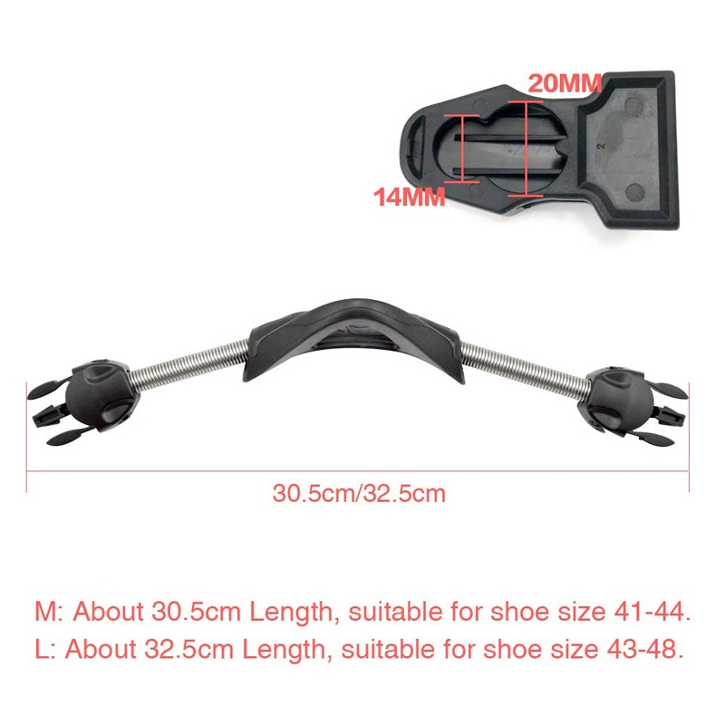 Kisbeibi Diving Fin Strap 1pair Rustproof Durable Quick Release Heel