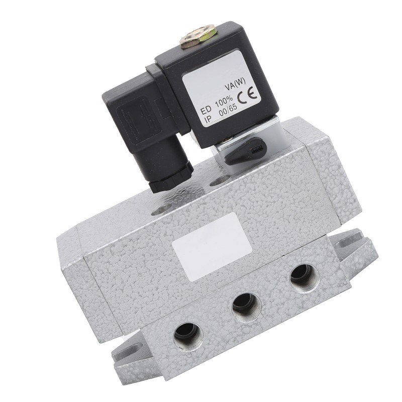 2 Position 5 Way Solenoid Valve Single Electric Control Pneumatic