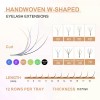 Blister Masscaku Extensiones De Pestañas 6d W Shape Volumen