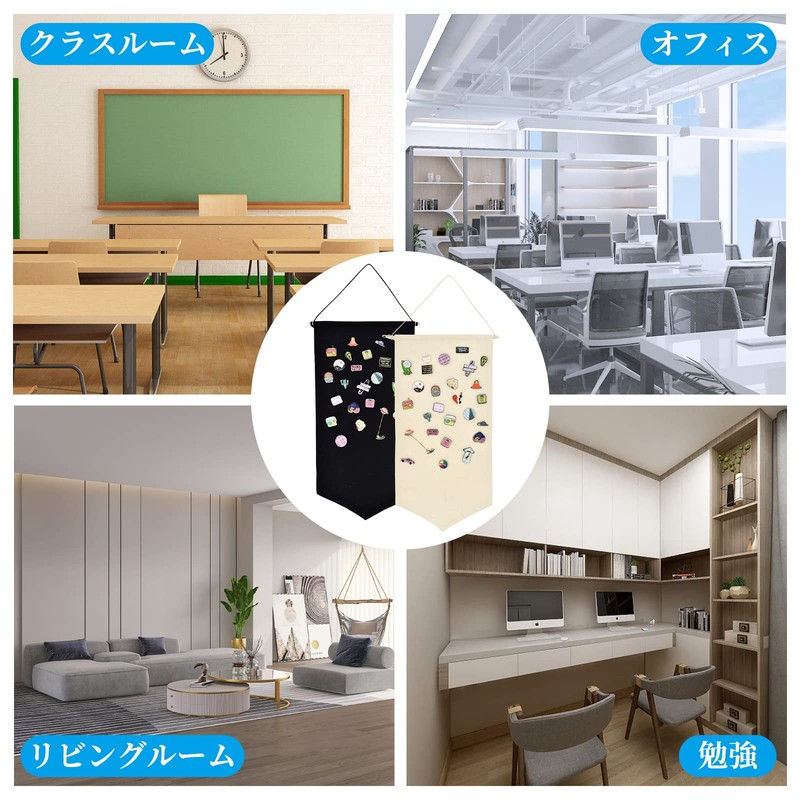 Coollooda Brooch Can Badge Storage, Wall Pocket, Can Badge Storage,