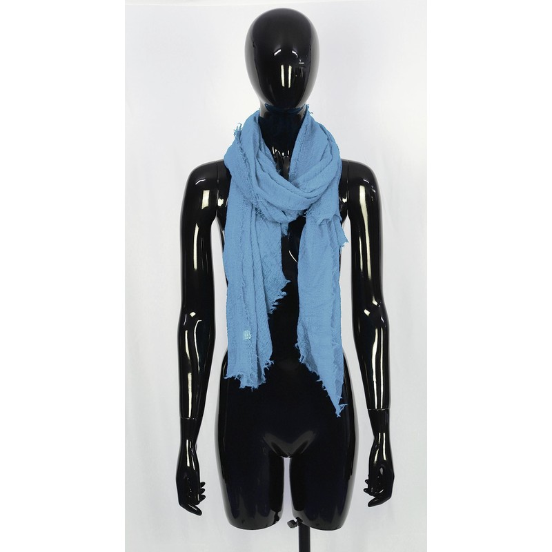 Van Der Rich ® - Scarf with fine crepe surface