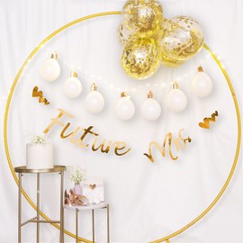 Hen Party Banner - Future Mrs Rose Gold Stitched Garland - 2 metre - Future Mrs