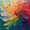 Impossible Puzzle for Adults 1000 Pieces, Rainbow Art Painting Difficult