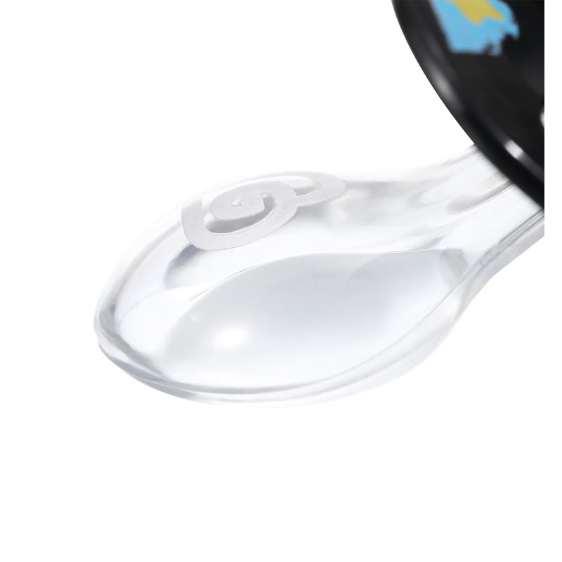 Landofgenie Adult Size Printed Dummy Large Teat Shield Dummy Black