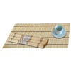 Set of 4 Placemats Bamboo Wood Bamboo 30 x 40