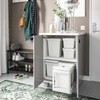 My- Stylo Collection Waste Bin Light Grey 10 Litre