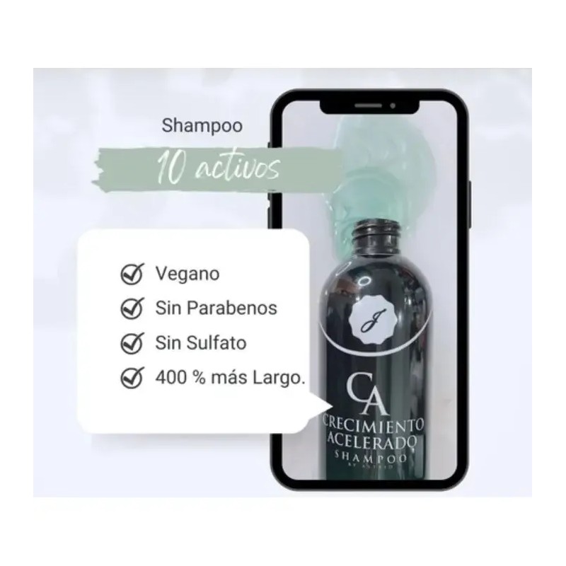Shampoo Crecimiento Acelerado Jehesmipa 100% Original
