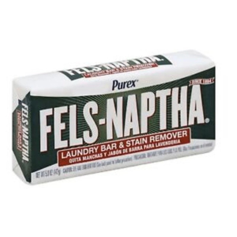 Fels-Naptha Laundry Soap Pack of TWO BARS Stain Remover Poison