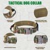 Tactical Dog Collar Military Dog Collar Adjustable Nylon Dog Collar