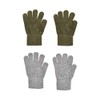 Celavi Unisex Baby Magic Gloves Finger Gloves, Military Olive