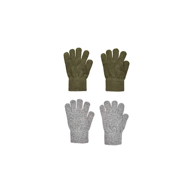 Celavi Unisex Baby Magic Gloves Finger Gloves, Military Olive
