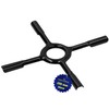Universal Gas Hob Reducer 150 mm in Colour Black Suitable