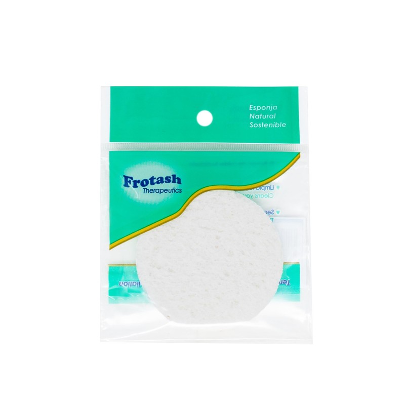 Frotash Esponja Facial de Celulosa Color Blanco 12 Piezas