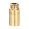 PATIKIL Shower Head Extension Arm, 2 Pack Brass G1/2 Male