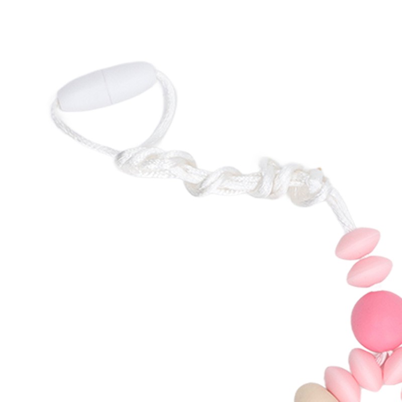 Teething Necklace Gum Massage Silicone Baby Teether Cute Bright Color